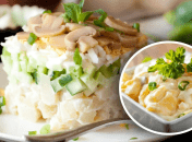 Найсмачніший салат з картоплі з грибами