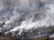  Сильный пожар бушует в Балканских горах Болгарии