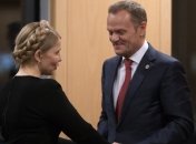 Тимошенко и Туск обсудили сценарии развития ситуации в Украине 