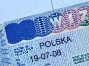 В Польше посчитали количество виз, выданных в 2017 году украинцам