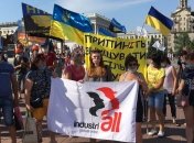 Гірники страйкують на Банковій (Відео)