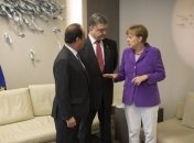 Олланд, Меркель и Порошенко призвали к немедленному прекращению огня