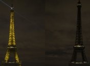 В Париже погасили Эйфелеву башню