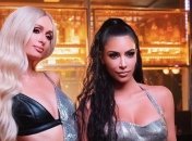 "Тайный проект": Ким Кардашьян на съемках нового клипа Пэрис Хилтон