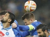 Лига Европы. "Днепр" и "Наполи" сыграли вничью после первого тайма