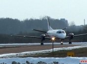 В Житомире впервые за 25 лет приземлился самолет 