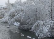 На востоке Турции сильный снегопад, заблокировано движение транспорта 