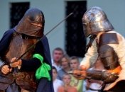 В Луцком замке состоялись рыцарские бои