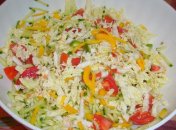 Салат с пекинской капустой