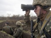 На Донбассе ранен один украинский военный