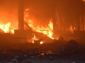 Пожар после обстрела россией города (архивное фото)