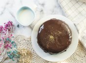 Вкуснейший десерт с шоколадной глазурью