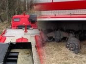 Разобранный пожарный МАЗ