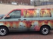 Volkswagen T5 получил "ржавый тюнинг"