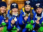 Сборная Украины завоевала бронзу на ЧМ по биатлону в эстафете