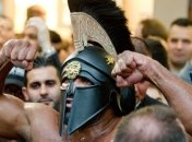 Гладиатор Бриггс и другие фото церемонии взвешивания Кличко - Пулев