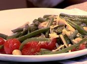 Тёплый фасолевый салат