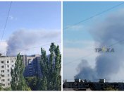 Пожежа біля Запоріжжя