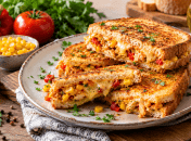 Кесадилья с сочной курицей и сыром