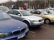 В Украине растаможили первую "евробляху"