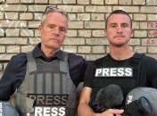 Машина шведских журналистов атакована дроном