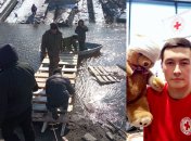 Андрей Сологуб вместе с другими волонтерами работал на сооружении переправы через речку Ирпень