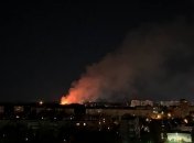 Пожар было видно издали