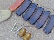 Бойцы НГУ под Счастьем задержали дезертира с боеприпасами