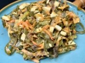 Салат быстро готовится, еще быстрее съедается