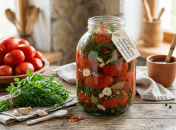 Маринованные "голые" помидоры
