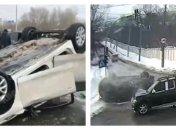 В Киеве произошли две "голливудские" аварии: видео с места и скандальные подробности