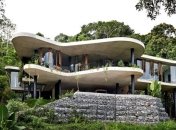 Потрясающий дом в тропическом лесу (Фото)