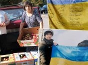 Ольга и Александр Сакало помогают защитникам, чем могут