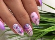 Маникюр 2020: стильные идеи цветочного дизайна (Фото)