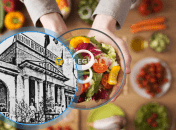 Столовая вегетарианского общества в Киеве