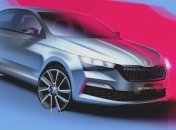Skoda приоткрыла занавес над новым дизайном лифтбэка Rapid