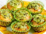 Рецепт дня: маффины с киви и белым шоколадом
