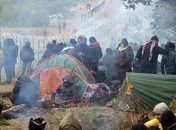 Мігранти на кордоні Білорусі та Польщі