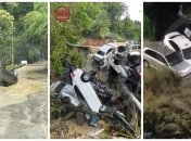 Машины в "мясорубке", а люди в эвакуации: мощнейший ливень устроил россиянам армагеддон (видео)