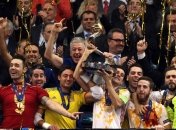 Евро-2016 по футзалу. Яркие моменты финала Россия - Испания (Фото)