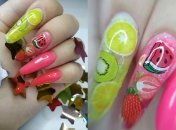 Фруктовий манікюр на літо 2024 року
