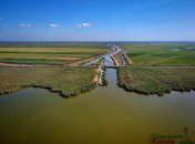 Південний берег озера Китай з каналом Кофа, що впадає в нього, 2020 рік