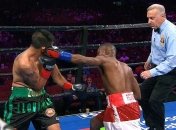 Ригондо отправил соперника в нокаут с гонгом в первом раунде (Видео)