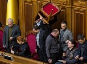 Оппозиция заблокировала ВР 