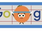 Doodle Fruit Games. День 9. Google представил прыгучий апельсин 