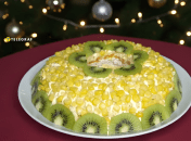 Салат з курячою грудкою та ківі "Малахіт"