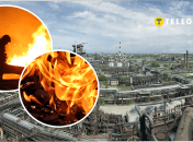 Пожар на Новошахтинском НПЗ не могут ликвидировать