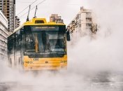 Потоп в центре Киева: несколько троллейбусов изменили маршрут