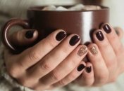 Маникюр 2020: красивые идеи дизайна ногтей в цвете кофе (Фото)