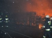 В Днепре горело автотранспортное предприятие 